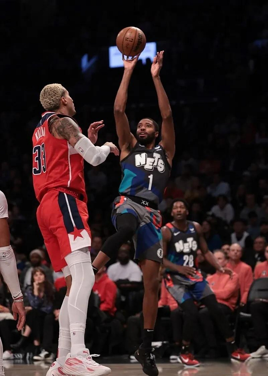 比尔砍下40分,奇才客场击败篮网 比尔砍下40分,奇才客场击败篮网