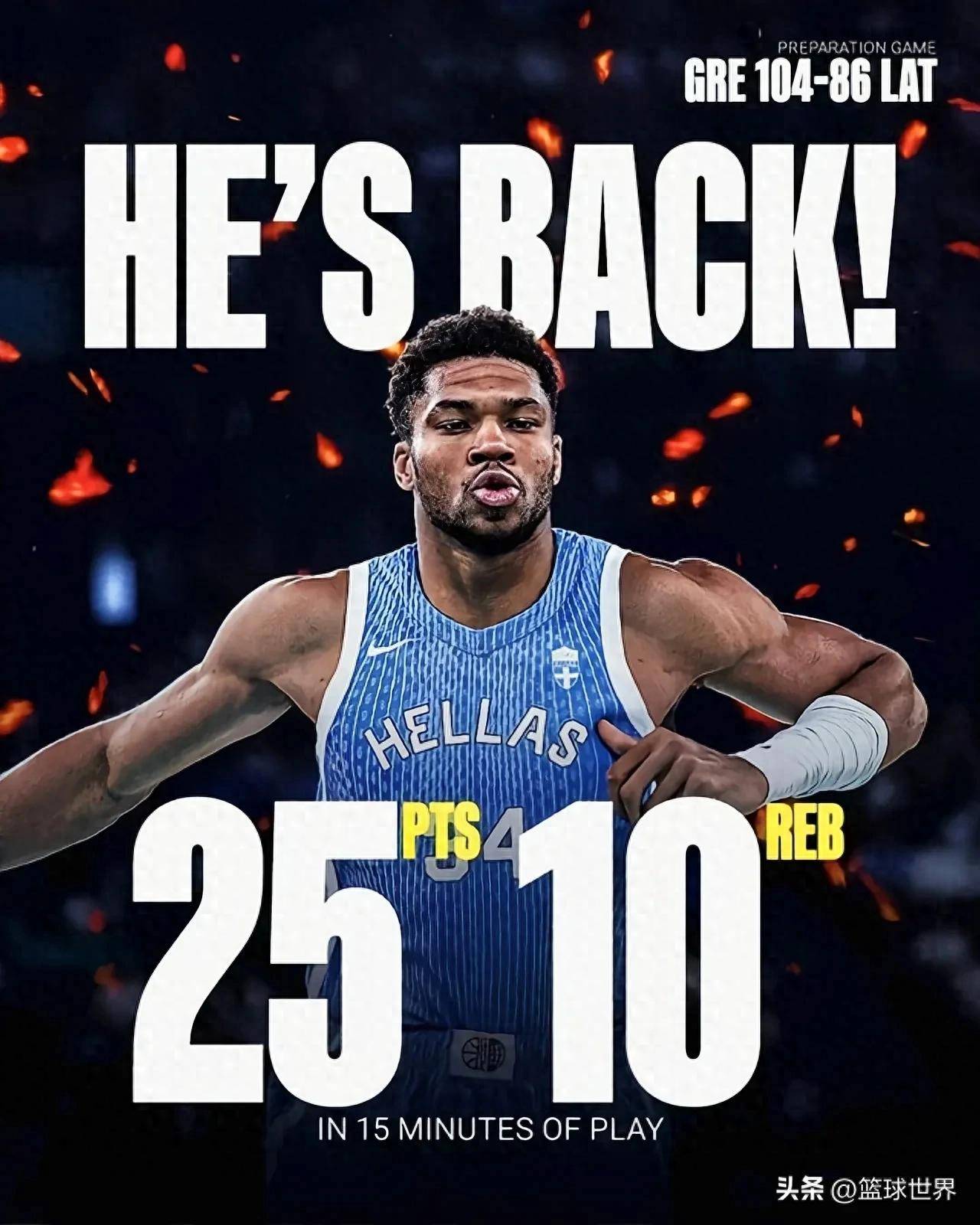 快船完胜国王，字母哥独得40分